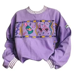 90's Kids Lavender Sweatshirt Lavender Sweatshirt, Retro Summer Outfits, How To Have Style, Png Clothes, Estilo Indie, Mode Vintage, Character Outfits, Retro Outfits, Aesthetic Outfits