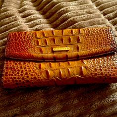 Tan Brahmin, Multiple Credit Card Slots, Snap Closure In Great Condition. Snap Closure, Card Slots, Slots, Credit Card, Women Accessories, Wallet, Women Shopping, Color