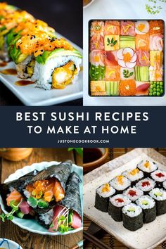 sushi recipes to make at home