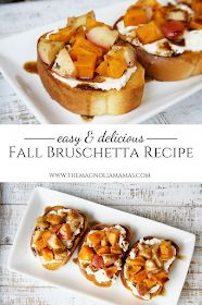 an easy and delicious fall bruschetta recipe