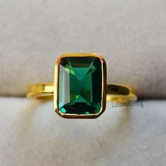 Yellow Sapphire Rings Women, Wedding Barns, Emerald Wedding Rings, Yellow Sapphire Rings, Bezel Engagement Ring, Emerald Ring Gold, Anniversary Gift For Wife, Lab Diamond Engagement Ring, Yellow Gold Wedding Ring