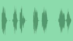 an image of sound waves on a green background