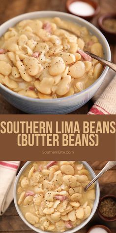 this southern lima beans butter bean soup is the perfect side dish to warm up and cool down