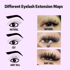 Eyelash Extension Mapping, Eyelash Mapping, Lash Types, Lash Babe, Lash Training, Lash Mapping, Makeup Tuts