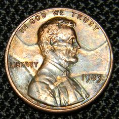 1983 Lincoln cent penny defective planchet mint error coin Picture and video of planchet error taken with a coin microscope This coin is not graded Cell Phone Hacks, Adult Hobbies, House Cabin