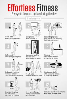 a poster with instructions on how to exercise