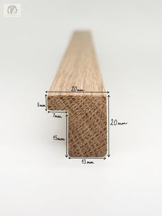 the length of a wooden beam with measurements