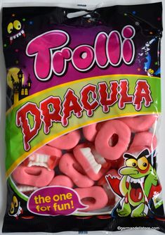 trolly dracula donuts are in a bag