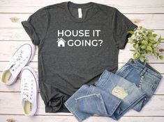 Funny Real Estate Gift For Realtor, Real Estate Agent Gift For Real Estate Agent, Funny Homeowner Gift For Homeowner, Funny Homeowner Shirt For Homeowner, Funny Shirt For Housewife, Funny Gift For Wife, Funny Gift For Housewife, Gift For Her, Funny Women's Shirt, Funny Broker Shirt For Broker, Funny Neighbor Gift For Neighbor, Funny New Home Shirt, Funny New Home Gift This classic unisex jersey short sleeve tee fits like a well-loved favorite. Soft cotton and quality print make users fall in lov Real Estate T Shirt Ideas, Realtor Funny, Real Estate Agent Shirt Ideas, Real Estate Tee Shirts, Realtor Shirts Funny, Gift For Neighbor, Realtor Tshirts Real Estate Agents, Realtor Ideas, Funny Real Estate