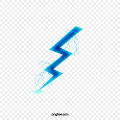 a blue lightning bolt on a white background with no background, hd png files