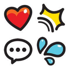 a set of different shapes and sizes of speech bubbles