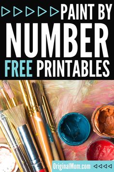 Paint by number for adults. Choose from 5 different paint by number templates for adult crafting fun. Giant Paint By Number Wedding, Paint By The Numbers, Make Your Own Paint By Number, Easy Paint By Number Printable Free, Canvas Painting Templates, How To Paint By Numbers, Easy Paint By Number, Paint By Number Free Printable, Diy Paint By Numbers Free Printable