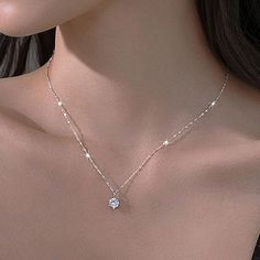 Discover the epitome of elegance and style with our New Trendy 925 Sterling Silver AAA Zircon Choker Necklace Collection. Crafted with meticulous attention to detail, these stunning necklaces exude a timeless charm that will captivate any woman's heart. Each necklace features a radiant AAA Zircon, a brilliant alternative to diamonds, exuding a dazzling shine that captures and reflects light from every angle. The 925 Sterling Silver chain adds a touch of sophistication, ensuring durability and a lasting shine. The minimalistic design of these choker necklaces embodies simplicity and versatility, making them perfect for any occasion. Whether worn solo for a subtle touch of glamour or layered with other necklaces for a trendy stacked look, these pieces effortlessly elevate any outfit. The CZ Sterling Silver Choker Necklace, Engagement Necklaces, Sterling Silver Choker, Silver Choker Necklace, Classic Necklace, Silver Choker, Cz Pendant, Sterling Silver Necklace Pendants, Copper Pendants