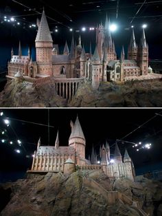 the hogwarts castle model is on display at the harry potter museum