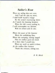 Blood Quotes, Goodbye Poem, Sailor Quotes, Sea Poems, Summer Poems, Classic Poems, Great Poems, Romantic Poems