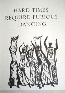 the front cover of a book with an image of women dancing in different dresses and holding their hands up