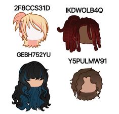 the different types of wigs for anime characters