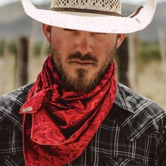 Red Bandana Outfit, Wild Rag Outfits, Wild Rags Outfits, Western Outfits Mens, Cowboy Scarf, Fog Painting, Professor Style, Cowboy Bandana, Bandana Outfit