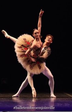 two ballerinas in tutu and leorboam