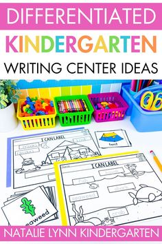 Are you thinking about setting up a writing center in your kindergarten classroom? Here you’ll find the best kindergarten writing center ideas and activities, my best tips for setting up a writing center in kindergarten, ideas for differentiated writing centers in your kindergarten classroom including ideas for writing beginning sounds, writing words, handwriting practice, building sentences, and writing letters and cards. Find everything you need to set up a kindergarten writing center here. Front Of The Classroom, Writing Activities Kindergarten, Preschool Writing Center Ideas, Writing Kindergarten, Kindergarten Writing Center, Writing Activities For Kindergarten, Kindergarten Literacy Centers