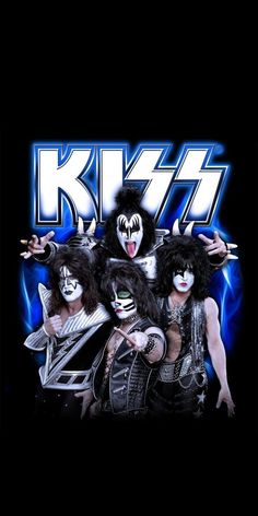 kiss band wallpaper with the name kiss on it