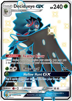 a card with an image of a bird on it's back and the caption reads, hollow hunt gx