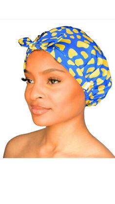 GRACE & COMPANY Luxury Shower Cap For Women - 100% Waterproof, Reusable, Washable & Breathable Shower Caps-Lemon Drop Shower Caps For Women, Bath Cap, Facial Routines, Oprahs Favorite Things, Luxury Shower, Cap Designs, Lemon Drop