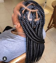 Simple Braids, Bob Braids Hairstyles, Natural Hair Stylists, Big Box Braids Hairstyles, Box Braids Hairstyles For Black Women, Braided Cornrow Hairstyles