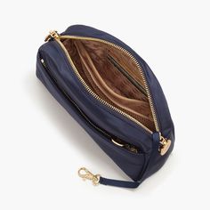 Nouvelle - Recycled Nylon - Deep Navy – Lo & Sons Versatile On-the-go Tote Shoulder Bag, On-the-go Bag With Detachable Strap And Double Handle, On-the-go Double Handle Bag With Detachable Strap, Versatile Crossbody Camera Bag For On-the-go, Versatile Belt Bag With Adjustable Strap For On-the-go, On-the-go Bag With Zipper Pocket And Pouch Shape, Chic Travel Shoulder Bag With Removable Pouch, Trendy Travel Belt Bag Shaped Like A Tote, Versatile Satchel Shoulder Bag For On-the-go