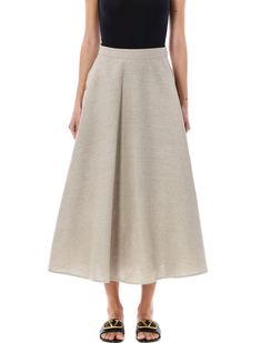 100% linen Elegant Linen Lined Skirt, Elegant Linen Bottoms With Lined Skirt, Fitted Flared Linen Skirt, Fitted Linen Flared Skirt, Elegant Full Linen Skirt, Linen Lined Skirt For Workwear, Chic Linen Voluminous Skirt, Chic Voluminous Linen Skirt, Chic Linen Lined Skirt Bottoms