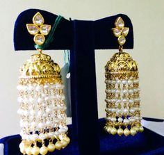 Gold Jhumkas, Maharashtrian Jewellery, Gold Jhumka, Jhumka Designs, Ladies Jewellery