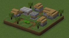 Mini Village Biome in Minecraft Mini Village, Mc Ideas, Transformation Project, Minecraft Plans, Minecraft Tips, Picnic Birthday, Minecraft Tutorial