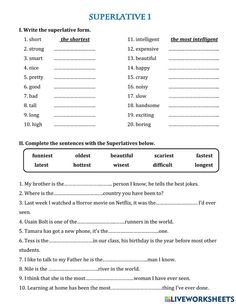 the worksheet for an english speaking activity is shown in blue and white text