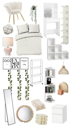 Closet Organisation, White Room Decor, Room Redesign, Preppy Room Decor, Girly Room, Preppy Room, Teen Room Decor, Cute Room Ideas, Room Makeover Bedroom