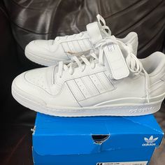 Adidas Forum Low. Men Size 12 Adidas Forum Low Outfit Men, Adidas Forum Low Outfit, Adidas Low-top Sneakers With Vented Sides, White Forum Low, Adidas Low-top White Basketball Shoes, Adidas Forum Low Chalk Beige White, Adidas Forum Low Cream White, All Black Adidas, Adidas Advantage