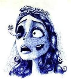 Tim Burton Drawings, Corpse Bride Art, Tim Burton Johnny Depp, Tim Burton Tattoo, Tim Burton Corpse Bride, Tim Burton Characters, Tim Burton Style, Tim Burton Art, Tim Burton Films