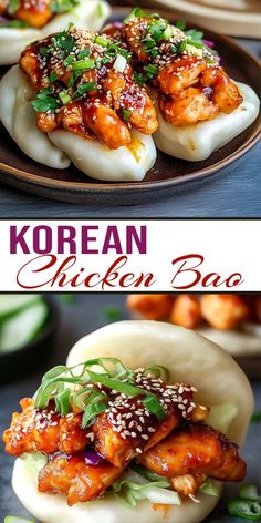 Discover the mouthwatering flavors of Korean Chicken Bao! 🍽️✨ These fluffy steamed buns are filled with juicy, marinated chicken that brings a delightful twist to your next meal. Click on the Pin to access the full recipe and elevate your cooking game! Don’t forget to share your delicious creations with us by tagging #KoreanChickenBao. 📸💕 Dive into this delicious adventure and make your own Korean Chicken Bao today! 🥢💖 #KoreanChickenBao #BaoBuns #AsianCuisine #Foodie #RecipeOfTheDay Beef Boa Buns, Crispy Chicken Bao Buns, Bao Bun Filling Recipe, Korean Chicken Bao Buns, Bao Buns Chicken, Bao Filling Recipe, Steamed Bao Buns Recipe, Bao Buns Recipe Chicken, Chicken Buns Recipe