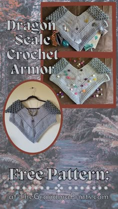 the dragon scale crochet armor free pattern