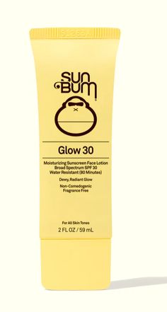 Our moisturizing SPF 30 Glow Sunscreen Face Lotion is made to provide daily hydration and UV protection from the sun while giving us a dewy, radiant glow. Trust The Bum® Made For Daily Use On All Skin Tones, Broad Spectrum Protection, Paraben Free, Cruelty-Free, Vegan, Dermatologist Tested, Non-Comedogenic, Fragrance-Free, Hawaii Act 104 Reef Compliant, Oxybenzone & Octinoxate Free, Water Resistant For Up To 80 Minutes Glow Sunscreen, Festival Planning, Sunscreen Face, Glow Face, Candy Christmas, Birthday Wishlist, Face Sunscreen