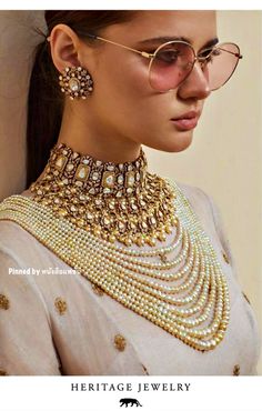 Sabyasachi Mukherjee : India. Photographer Errikos Andreou. Sabyasachi Mukherjee, Kundan Jewellery Bridal, Saree Bollywood, Adornment Jewelry, Sabyasachi Jewellery, Bridal Choker, Pearl Necklace Designs, Asian Jewelry, Bridal Jewelry Collection