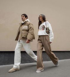 North Face X Gucci, Outfits Men Streetwear, Couples Outfit, Instagram Paris, Matching Couple