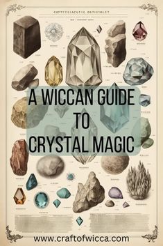 The Basics of Wiccan Crystal Magic with Crystal Type Chart - Craft of Wicca Crystal Correspondences Witchcraft, Crystal Magic Spells, Crystal Meanings Witchcraft, Witchcraft Crystal Guide, Crystals Meanings Witchcraft, Dianic Wicca, Witchy Homestead, Crystal Basics, Witch Info