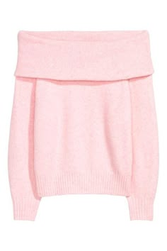 Hm Outfits, Fuchsia Heels, Off The Shoulder Jumper, Pink Gloves, Ruffle Sleeve Sweater, Pink Trousers, Malibu Barbie, Off Shoulder Sweater, Stockholm Fashion