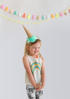 DIY Melting Ice Cream Party Hats from Oh Happy Day! Popsicle Party, Crazy Party, Melting Ice Cream, Crazy Hat Day, Silly Hats, Kid Parties, Hat Day, Wacky Hair Days, Crazy Hats