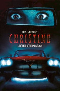 a movie poster for the film christine