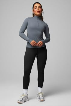 Relentless 2-Piece Outfit Fabletics black female Activewear >> Womens >> Outfits regular Active Wear Black Women, Fitness Attire For Women, Conservative Workout Outfits Women, Women’s Athletic Wear, Active Wear Outfits Women, Physiotherapist Outfit, Outfit Running Mujer, Gym Class Outfits, Cold Running Outfit