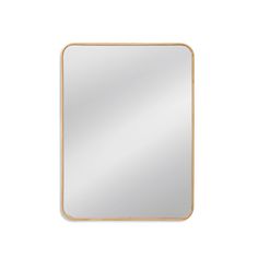 an empty square mirror on a white background