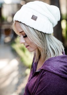 Thick Slouchy Knit Beanie. Perfect for keeping your head warm. Collect all the colors!

Head measurement: 57 cm, 22-3/8", Size 7-1/8
100% Soft Acrylic
Official C.C
One Size Fits Most
Slouchy
Imported | Oversized Woolen Cap, Oversize Fashion, Oversize Knit, Slouchy Beanie, Warm Sweaters, Knitting Women, Blonde Girl, Knit Beanie, Cold Day