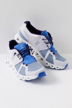 On Cloud 5 Push Sneakers | Free People On Cloudmonster, On Cloud Shoes, On Cloud 5, Puddle Jumping, Cloud Shoes, Preppy Shoes, On Clouds, Cute Nikes, Shoe Fits