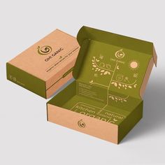 OH! GANIC - Organic Packaging Design Organic Packaging Design, Soap Box Packaging, Organic Food Packaging, Kraft Box Packaging, Subscription Box Design, Packaging Design Beauty, Habbo Hotel, Organic Packaging, Kraft Packaging